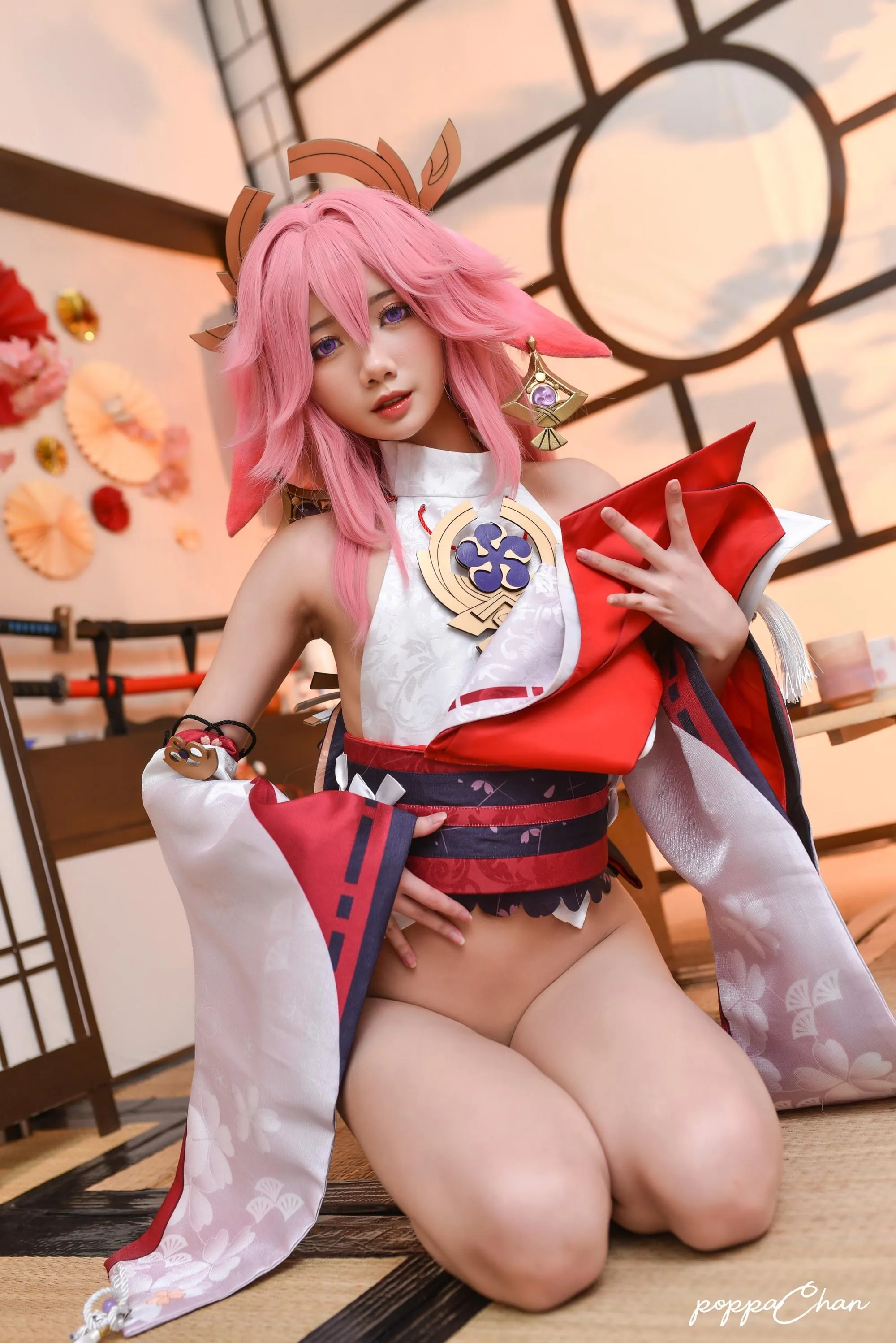 PoppaChan – NO.027 Yae Miko Genshin Impact [55P]插图9